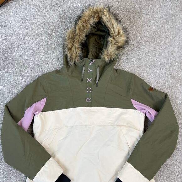 ROXY Women's Waterproof Insulated Shelter Snow Snow Sports Winter Jacket (Sz L) - Picture 10 of 13